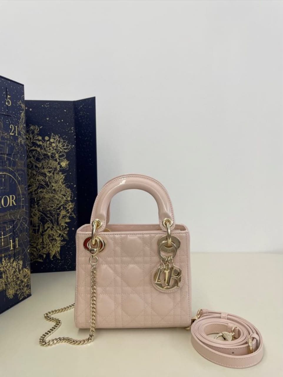 LADY DIOR MINI. Size: 17 × 15 × 7 cm — Bags