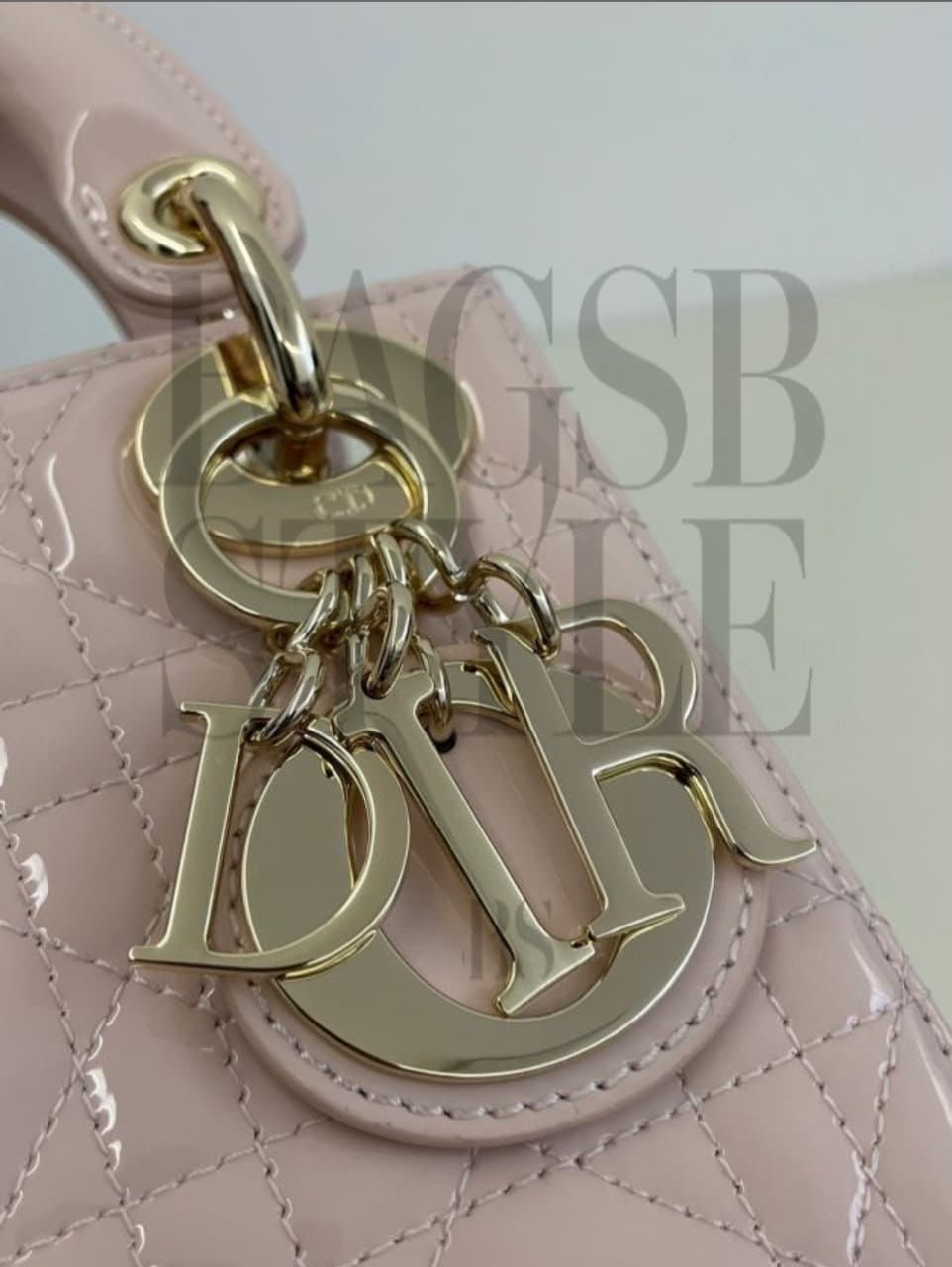 LADY DIOR MINI. Size: 17 × 15 × 7 cm — Bags