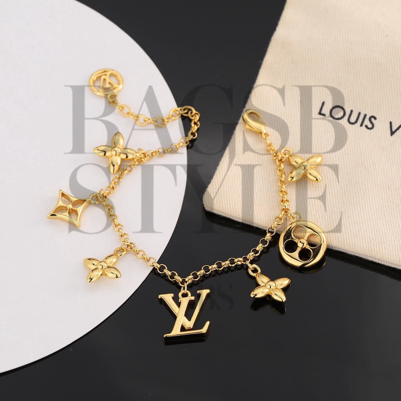 LOUIS VUITTON LV ICONIC CHARMS BRACELET M1376A — Accessories