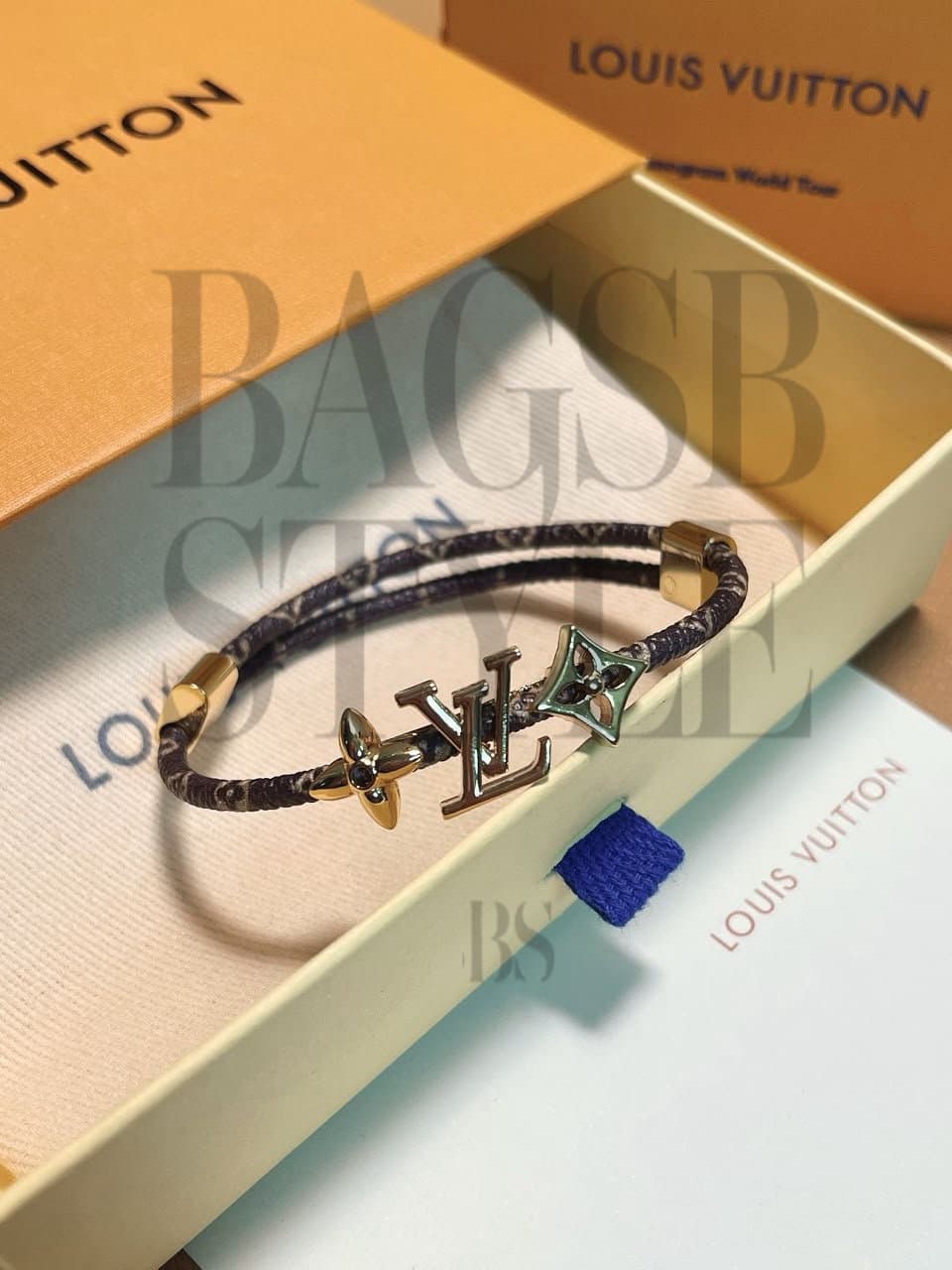 LOUIS VUITTON LV ICONIC & PADLOCK BRACELET M8807Z — Accessories