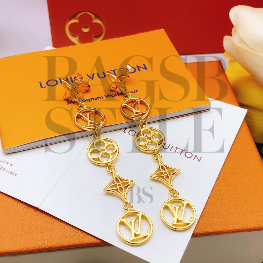 LOUIS VUITTON LV LACE EARRINGS M01072 — Accessories