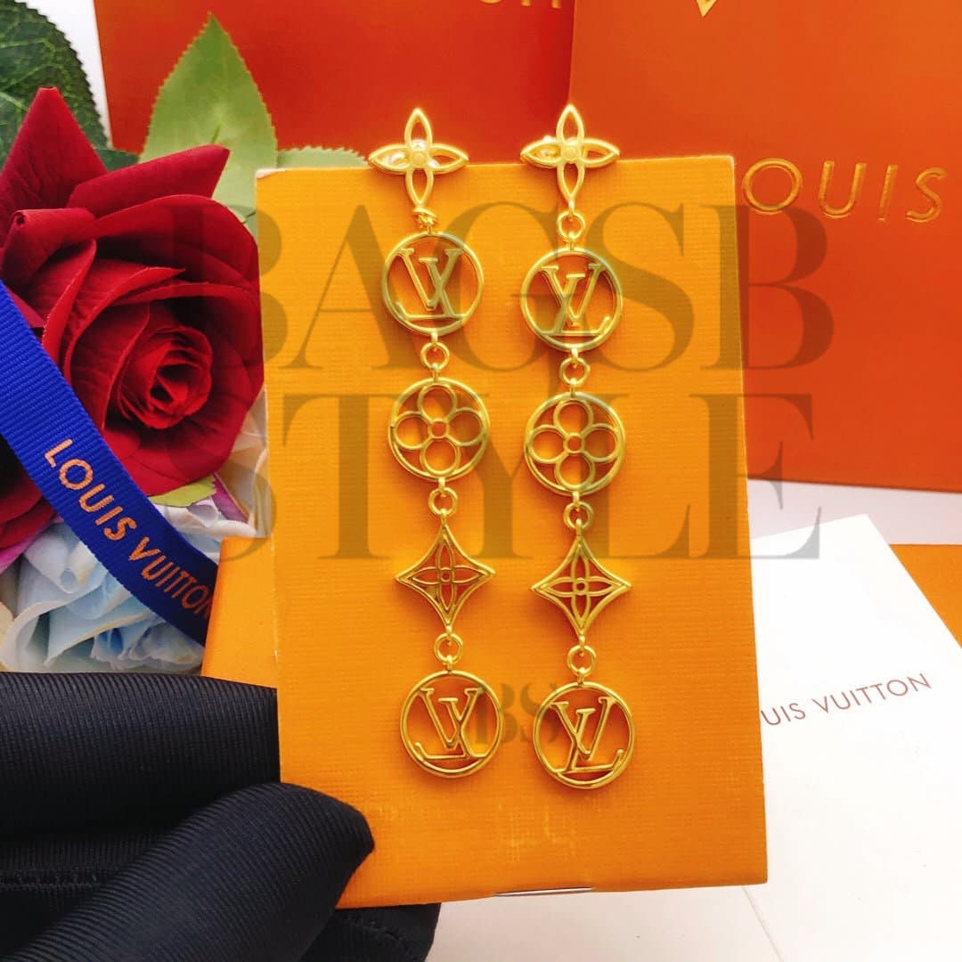 LOUIS VUITTON LV LACE EARRINGS M01072 — Accessories
