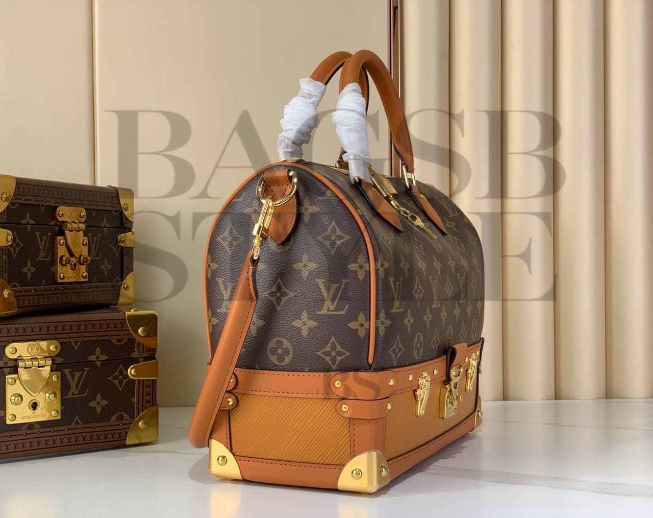 LOUIS VUITTON MASTER SPEEDY BANDOULIÈRE 30 M29199 (30*26*14.5cm) — Bags