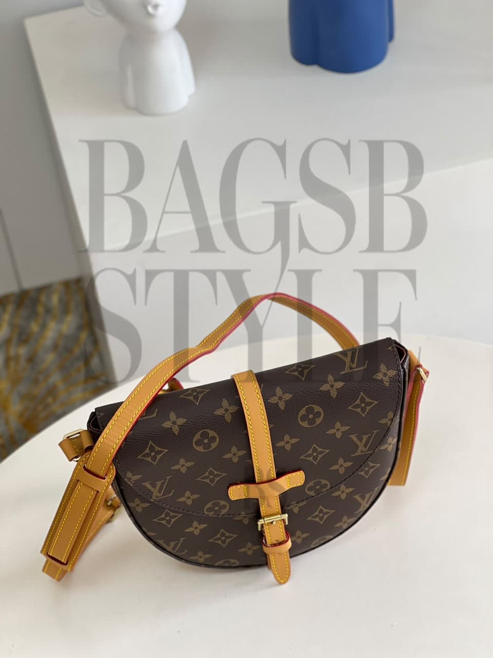 LOUIS VUITTON MONOGRAM CHANTILLY MM SHOULDER BAG M51233 (26*23*6cm) — Bags