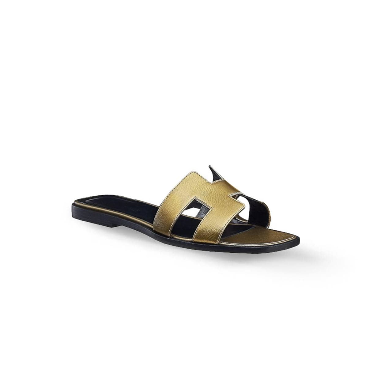 metallic Nappa Oran Sandals