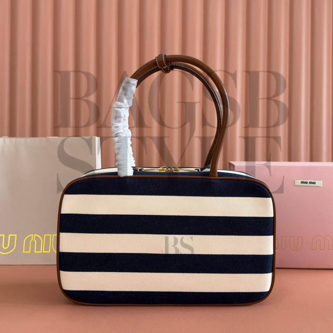MIU MIU BEAU CANVAS BAG (34*23*10cm) — Bags