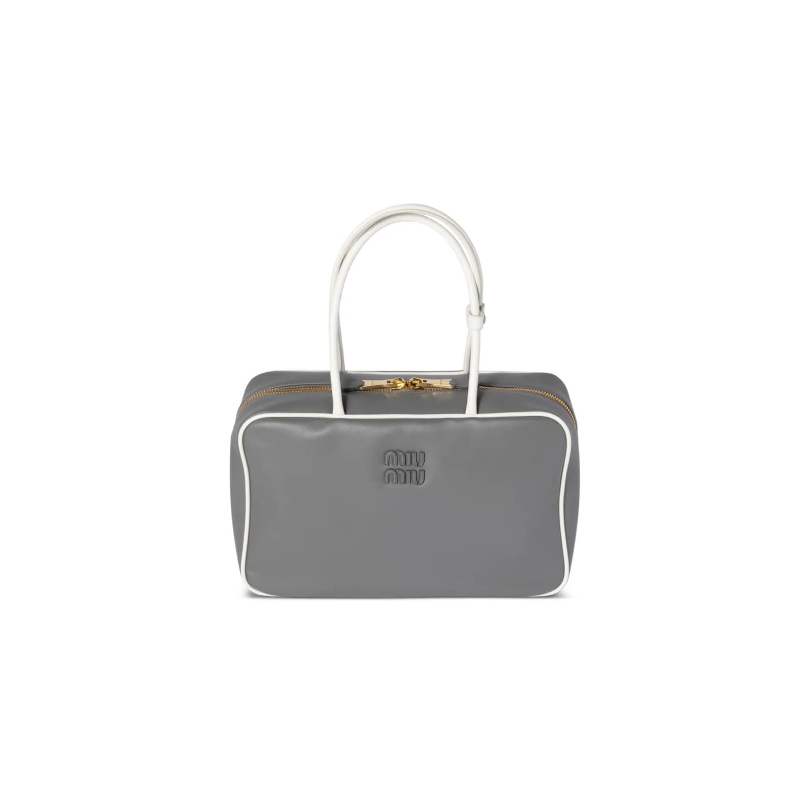MIU MIU  LEATHER BEAU TOP-HANDLE BAG 5BB172 (29*17*9cm) — Bags