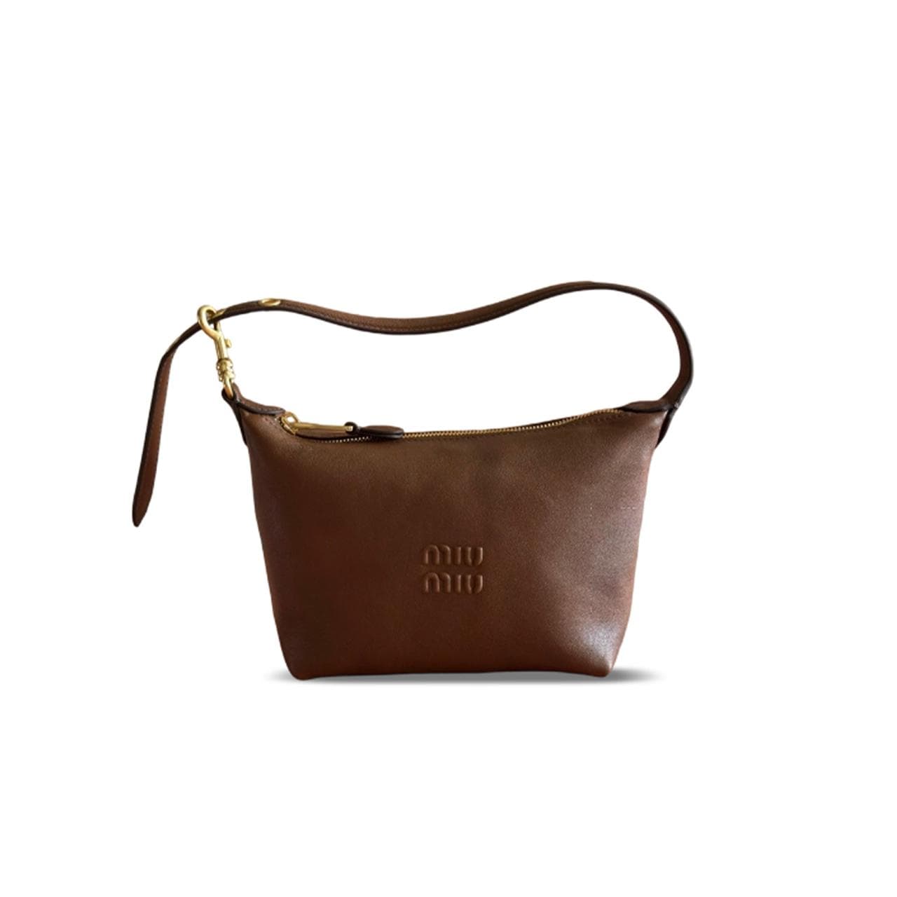 MIU MIU LEATHER SHOULDER BAG 5NE841 (19*14*10cm) — Bags