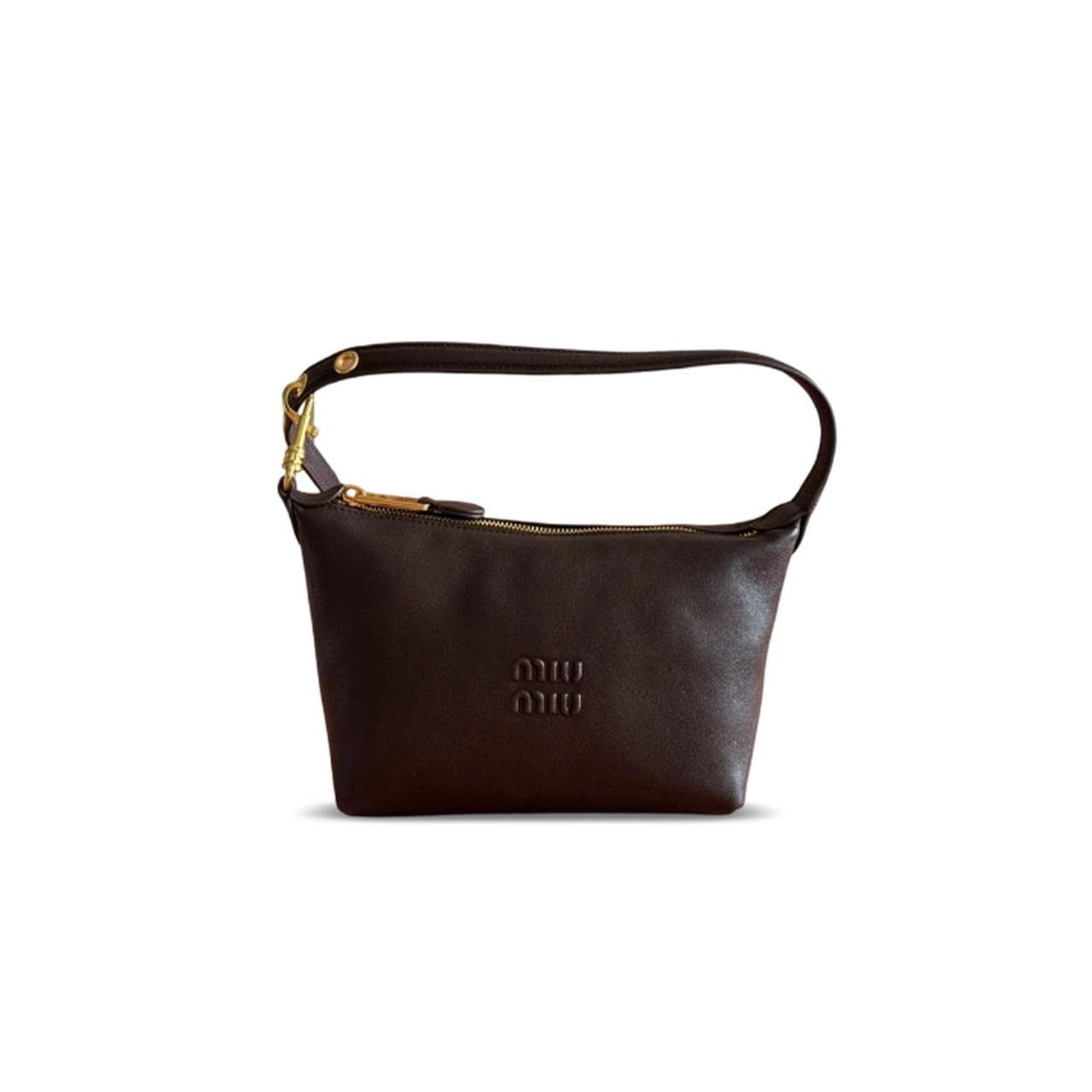 MIU MIU LEATHER SHOULDER BAG 5NE841 (19*14*10cm) — Bags