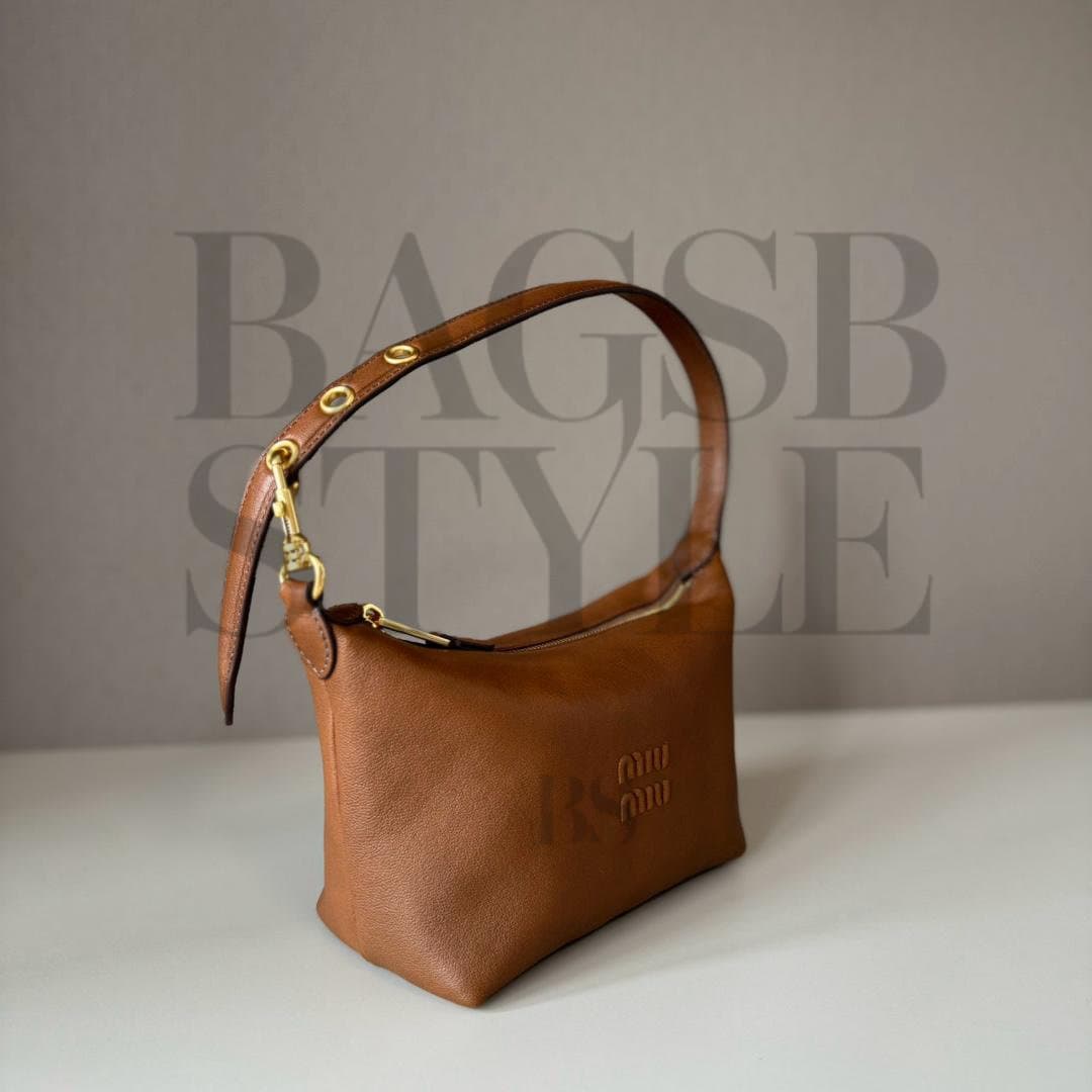 MIU MIU LEATHER SHOULDER BAG 5NE841 (19*14*10cm) — Bags