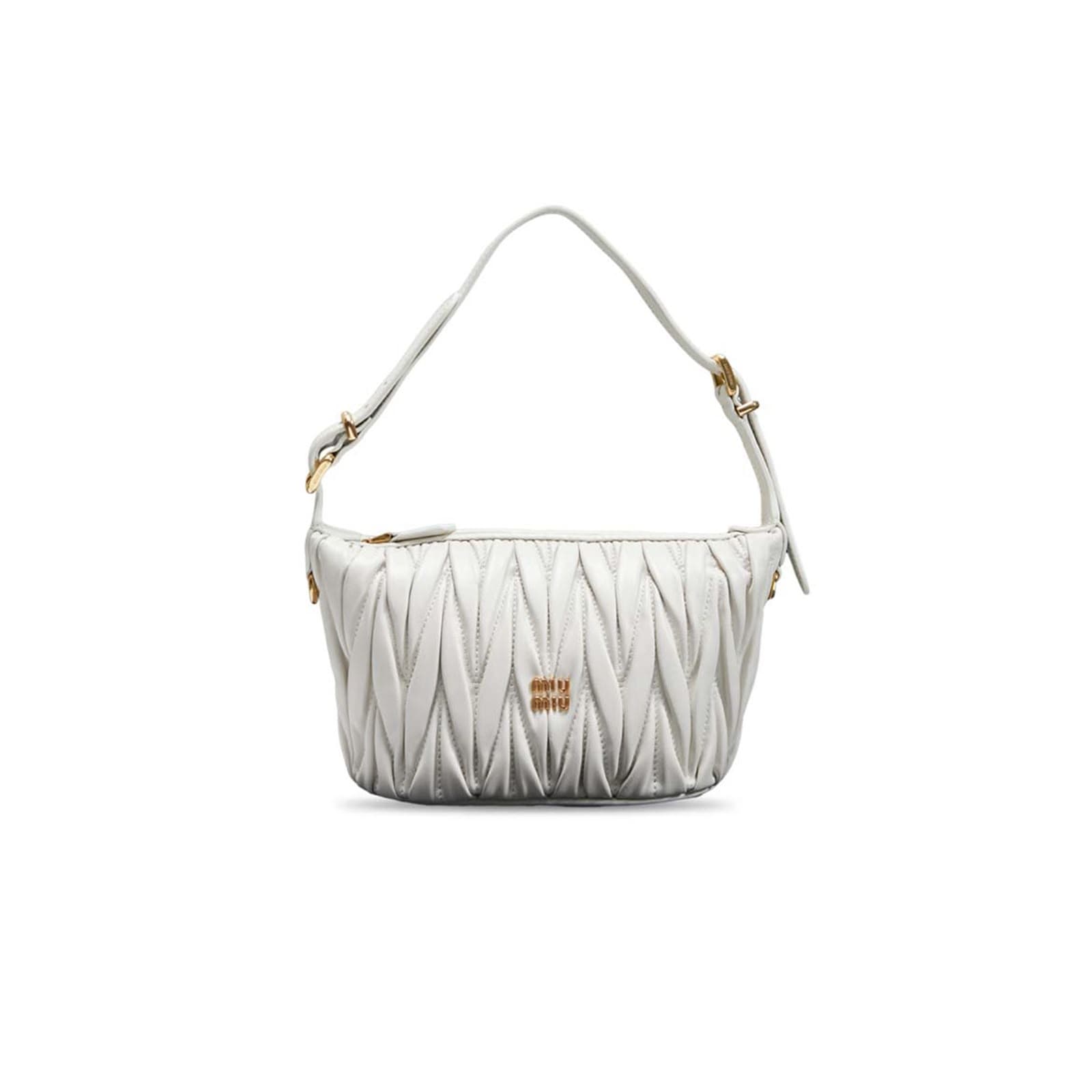 MIU MIU MATELASSÉ TOTE BAG NE026 (15*8.5*8cm) — Bags