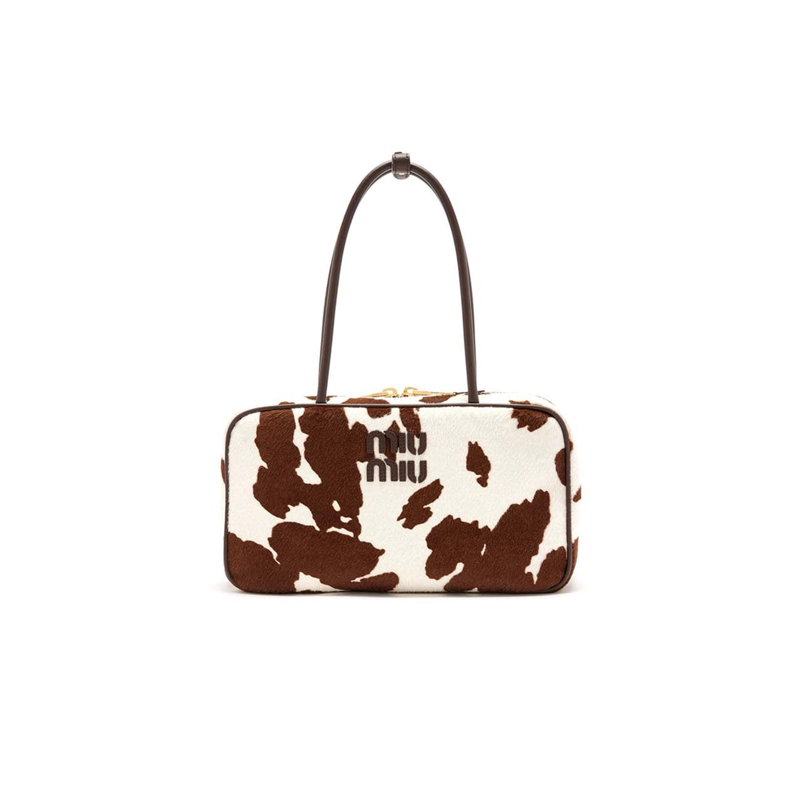 MIU MIU PRINTED LEATHER BEAU BAG 5BB172 (29*17*9cm) — Bags