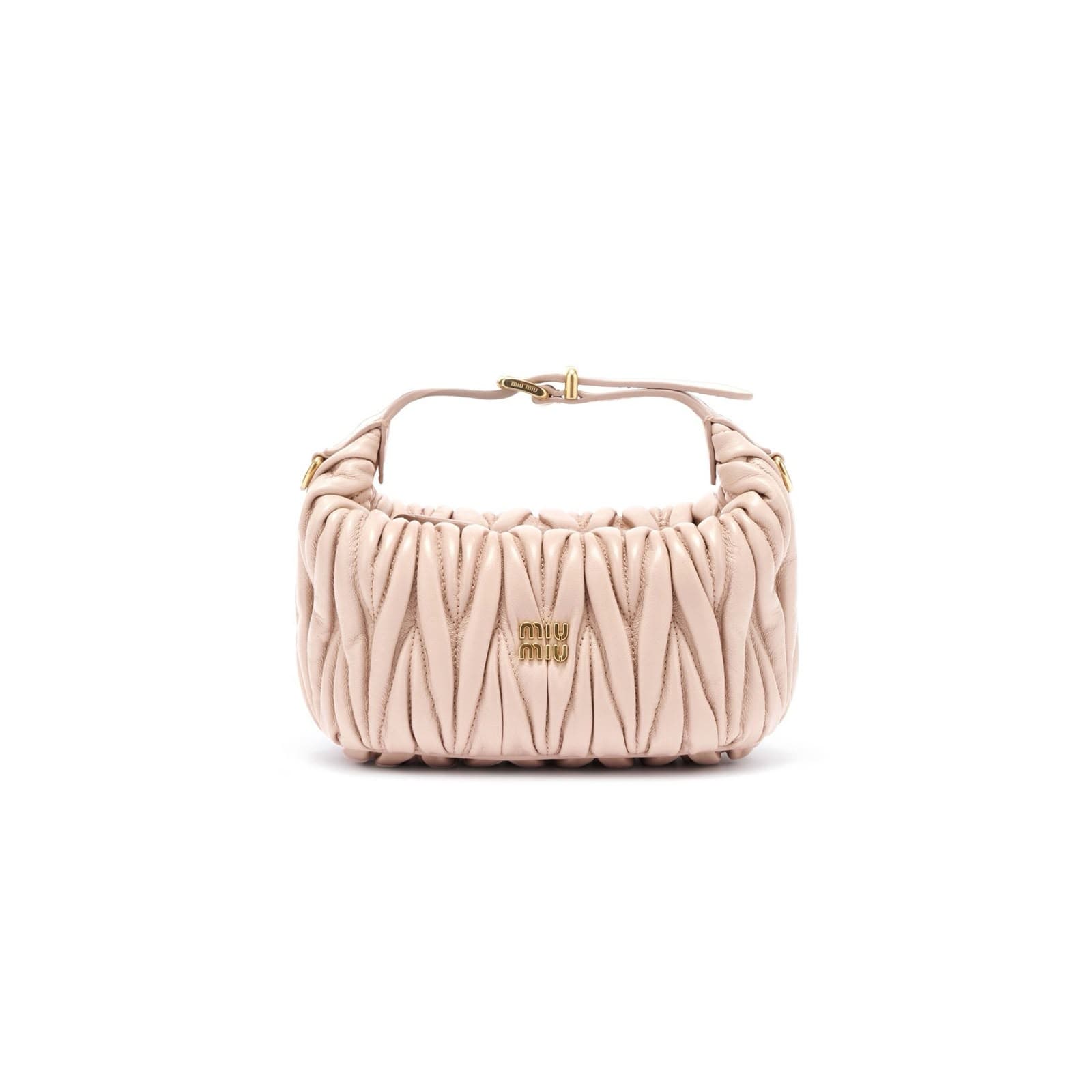 MIU MIU QUILTED NAPPA LEATHER POUCH 5NE026 (15*8.5*8cm) — Bags