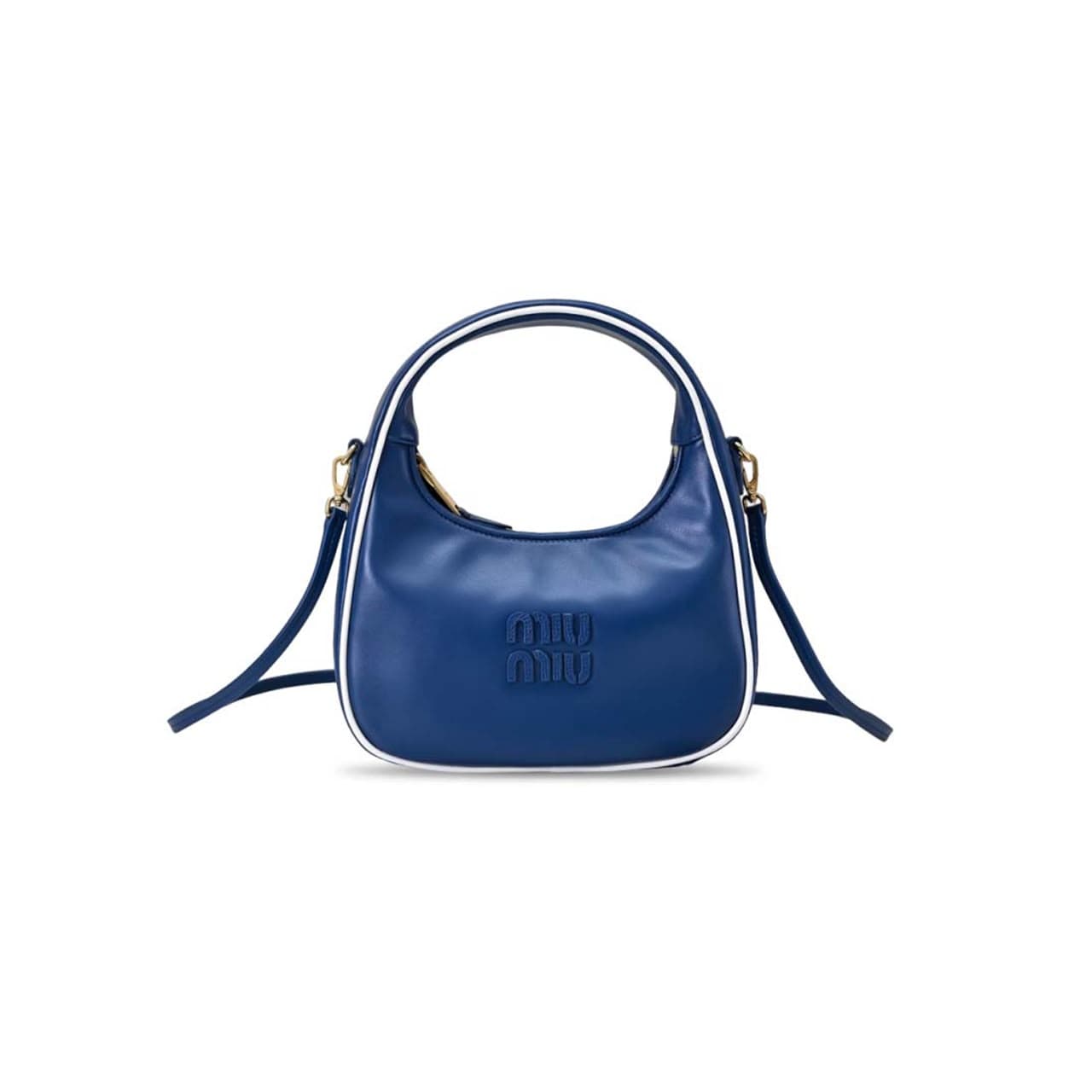 MIU MIU WANDER LEATHER BAG 5BC125 (20 × 13 × 7 cm) — Bags