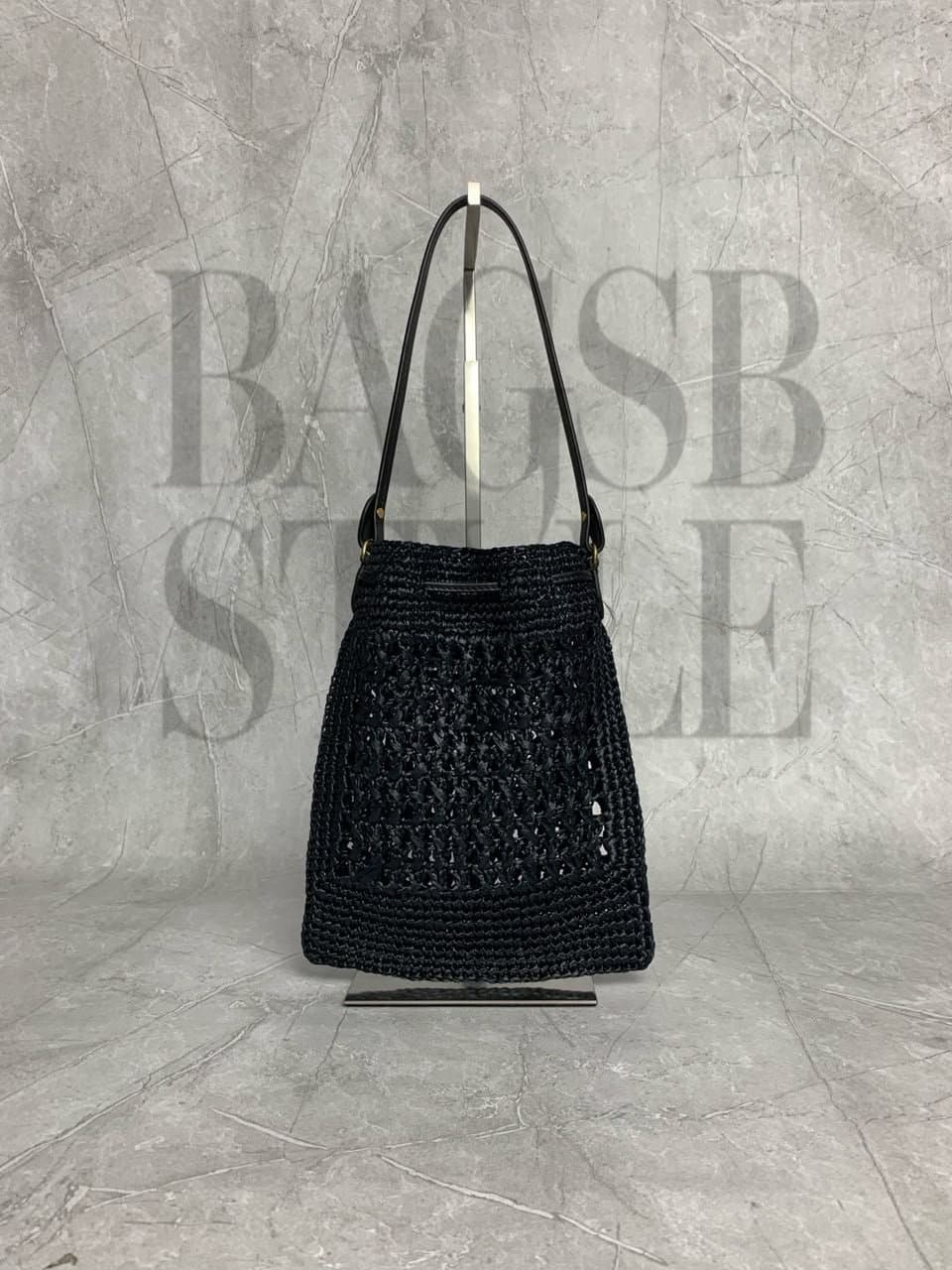 MIU MIU WOVEN FABRIC MINI BAG 5ND016 (23*20cm) — Bags