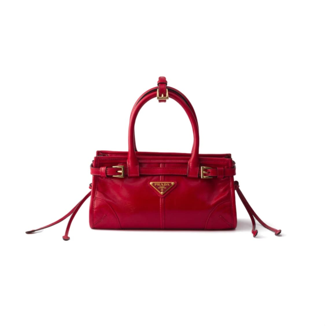 PRADA BONNIE LEATHER MINI HANDBAG 1BA486 (23.5*12*9cm) — Bags