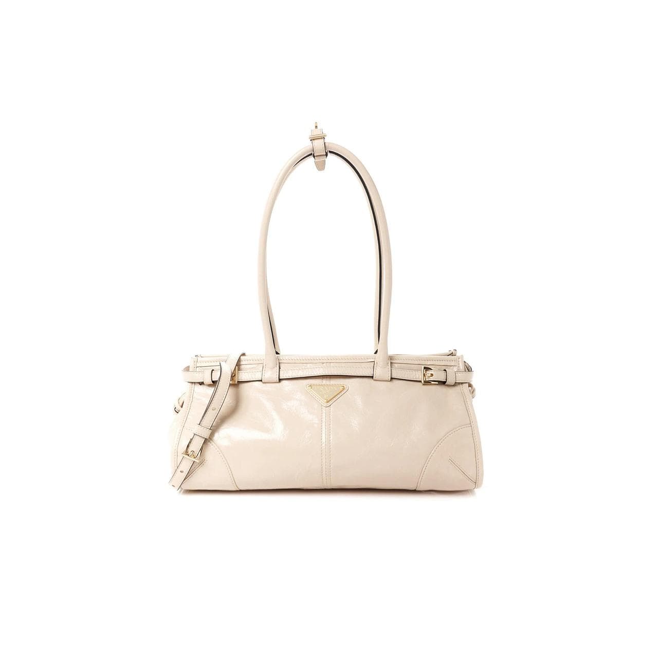 PRADA BONNIE MEDIUM LEATHER HANDBAG 1BA426 (32*15.5*12cm) — Bags