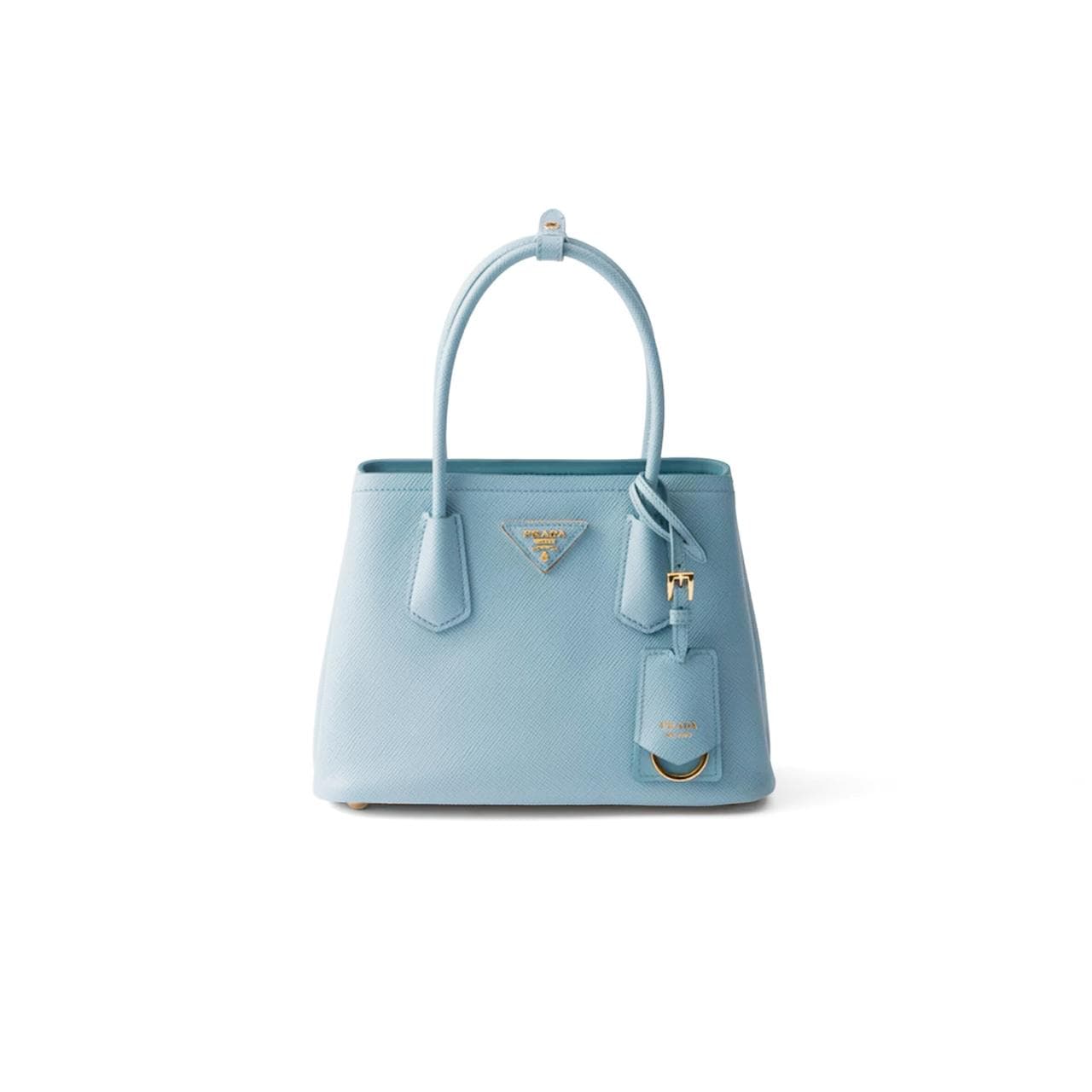 PRADA DOUBLE SMALL SAFFIANO LEATHER BAG 1BG443 (25*18.5*12.5cm) — Bags