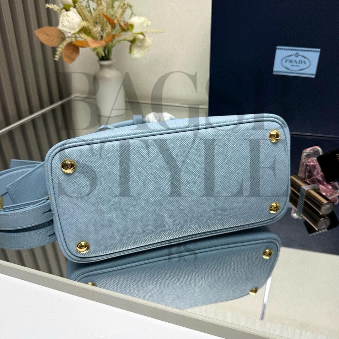 PRADA DOUBLE SMALL SAFFIANO LEATHER BAG 1BG443 (25*18.5*12.5cm) — Bags