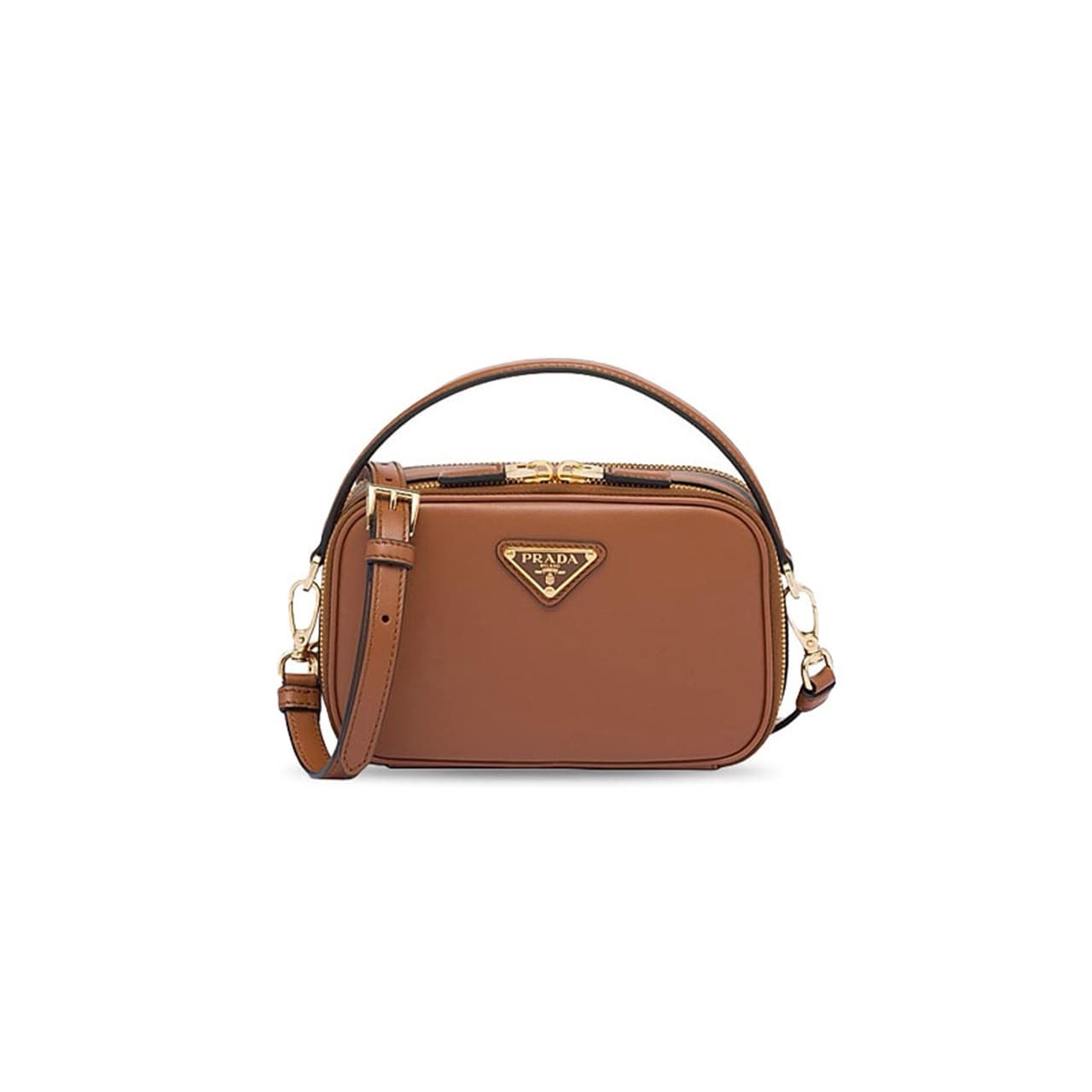 PRADA ODETTE LEATHER MINI BAG 1BH203 (18.5*11.5*6cm) — Bags