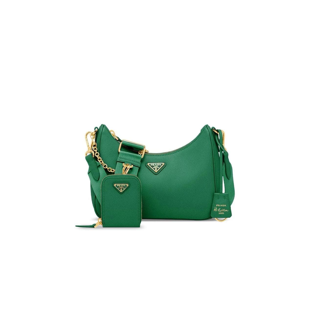 PRADA RE-EDITION 2005 SAFFIANO LEATHER BAG 1BH204 (22*18*6cm) — Bags