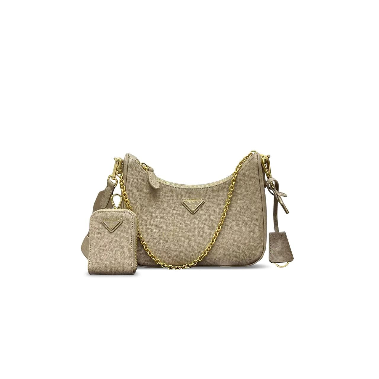 PRADA RE-EDITION 2005 SAFFIANO LEATHER BAG 1BH204 (22*18*6cm) — Bags