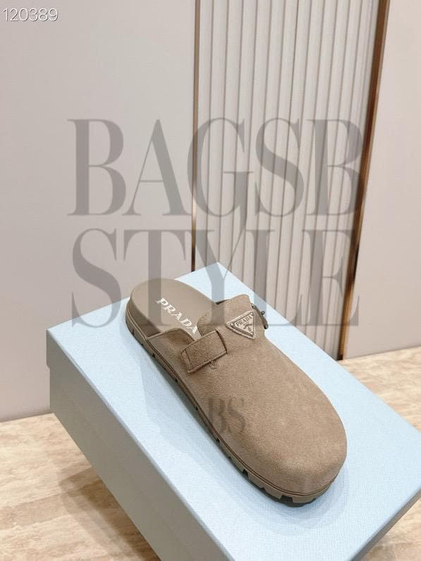 prada Suede Mules