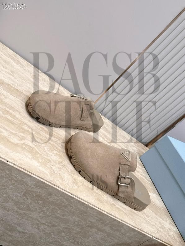 prada Suede Mules