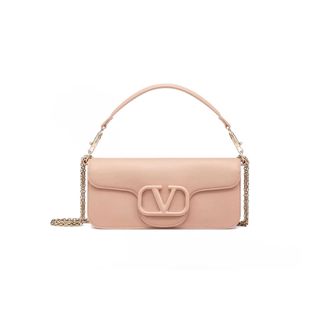 VALENTINO GARAVANI LOCÒ CALFSKIN SHOULDER BAG 5W2B0K30IYS_GF9 (27*13*6cm) — Bags