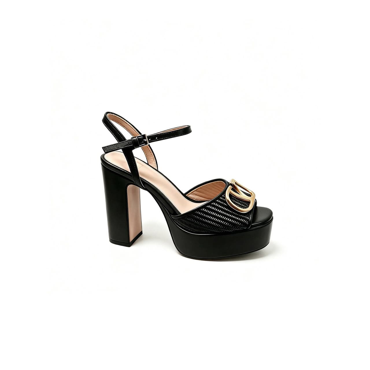 valentino Garavani Vlogo Chunky Heel Platform Sandals