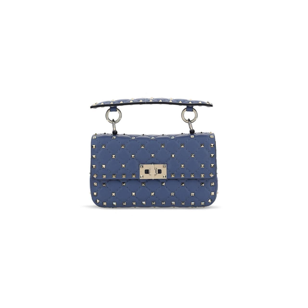 VALENTINO SMALL NAPPA ROCKSTUD SPIKE BAG W2B0123NAPWU4 (20*11.5*5cm) — Bags