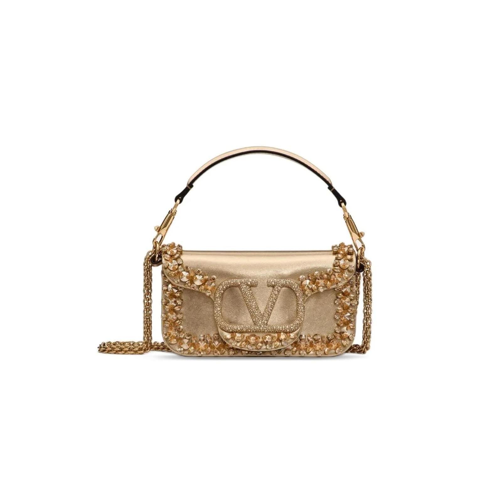 VALENTINO SMALL VALENTINO GARAVANI LOCÒ SHOULDER BAG 5W2B0N86LDPZFA (20 × 11 × 5 cm) — Bags