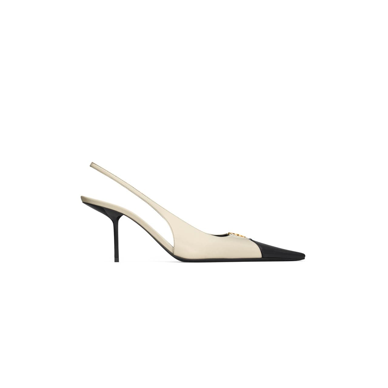 ysl Babylone Breteuil Slingback Pumps Smooth Leather