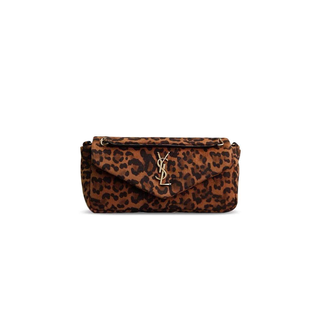 YSL CALYPSO SMALL IN LEOPARD-PRINT CANVAS 734153 (26*14*7cm) — Bags
