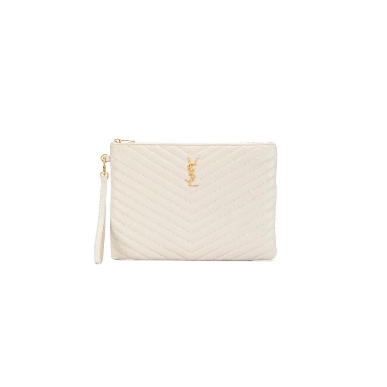 YSL CASSANDRE MATELASSÉ TABLET POUCH IN LEATHER 559193 (30*21.5*2cm) — Bags