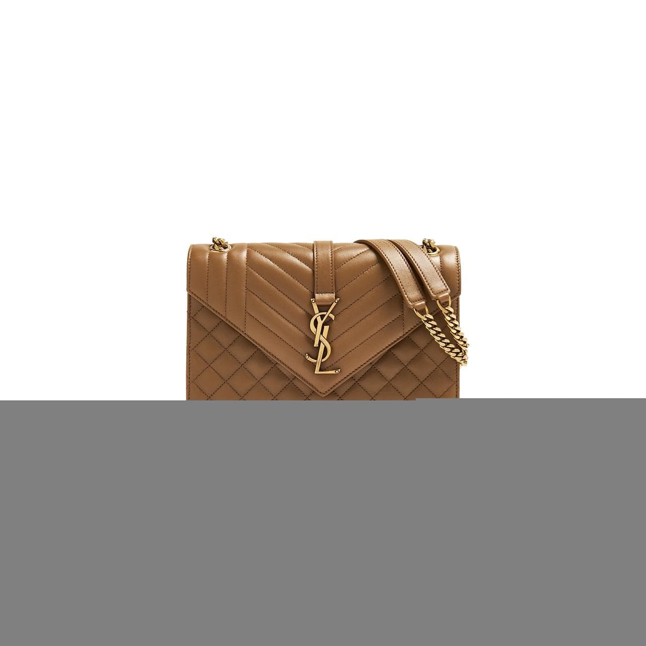 YSL ENVELOPE MEDIUM IN SMOOTH LEATHER 600185AACT72760 (24*17.5*6cm) — Bags