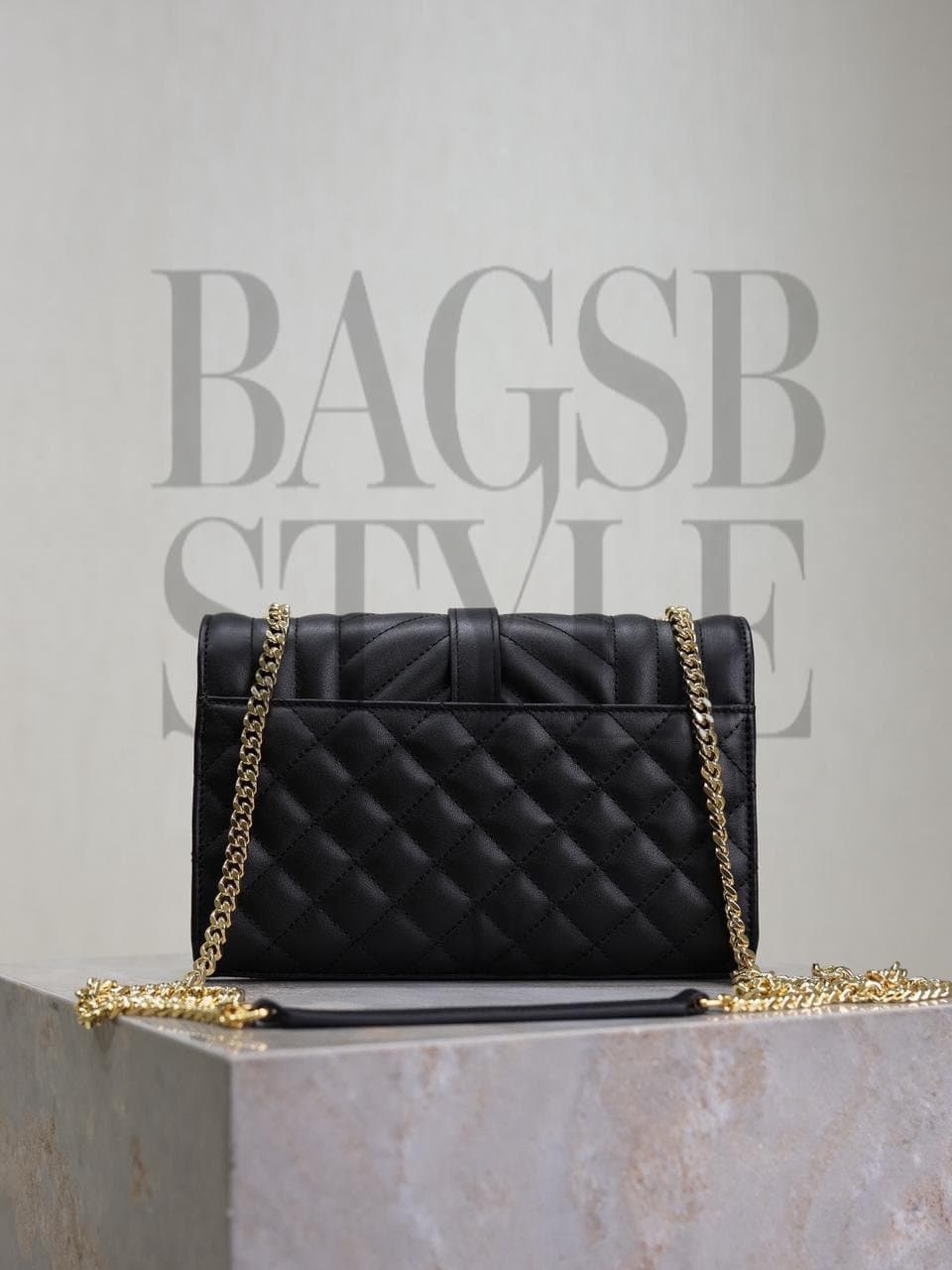 YSL ENVELOPE SMALL IN SMOOTH LEATHER 600195 (21*13*6cm) — Bags