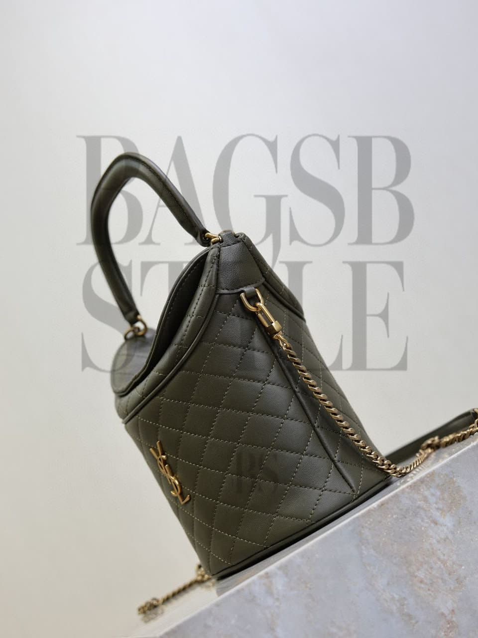 YSL GABY BUCKET BAG IN LAMBSKIN 763961 (19*17*15cm) — Bags