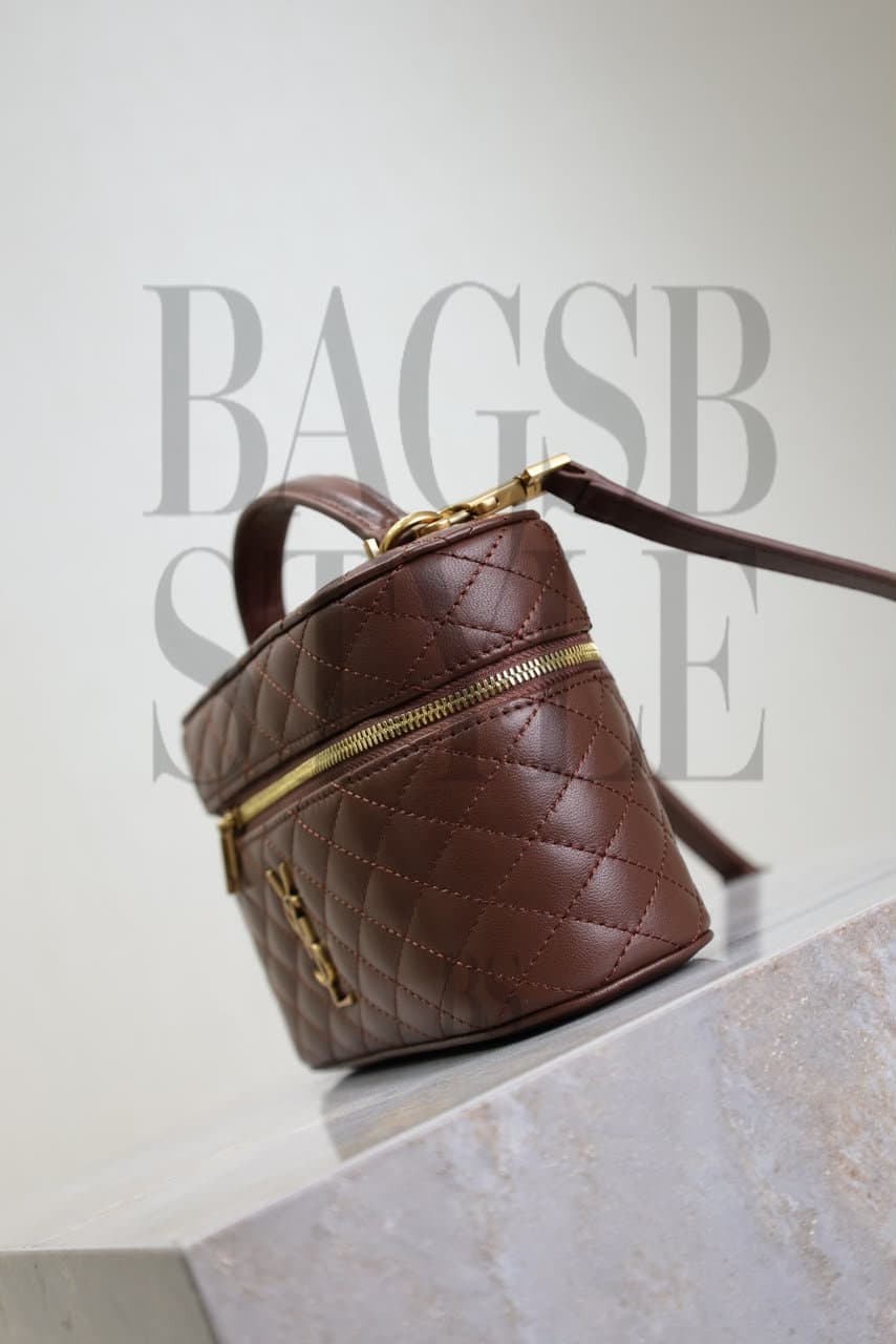YSL GABY VANITY BAG IN LAMBSKIN 766731 (18*11*6.5cm) — Bags