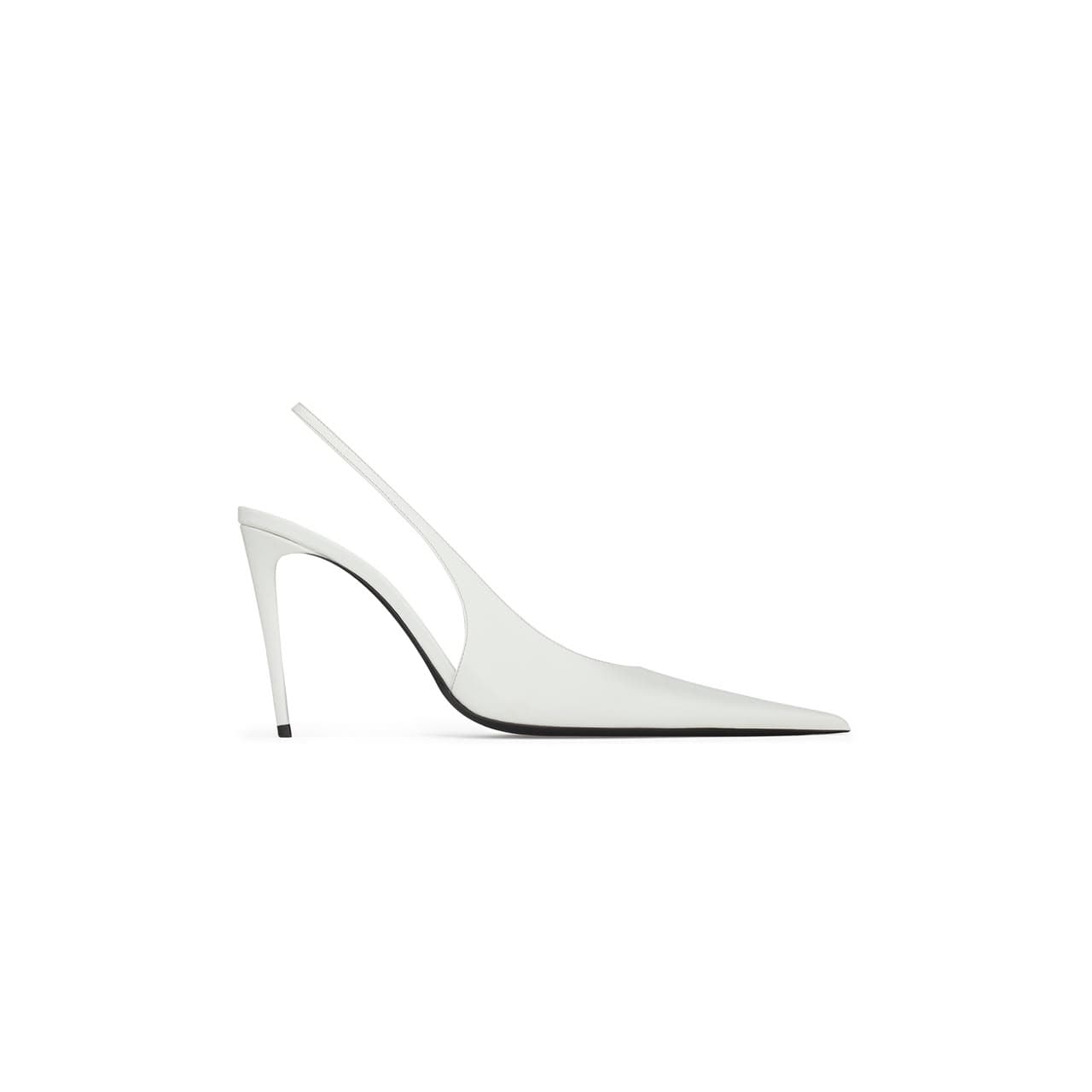 YSL GUERMANTES SLINGBACK PUMPS IN PATENT LEATHER 870505AAF299014 — Shoes
