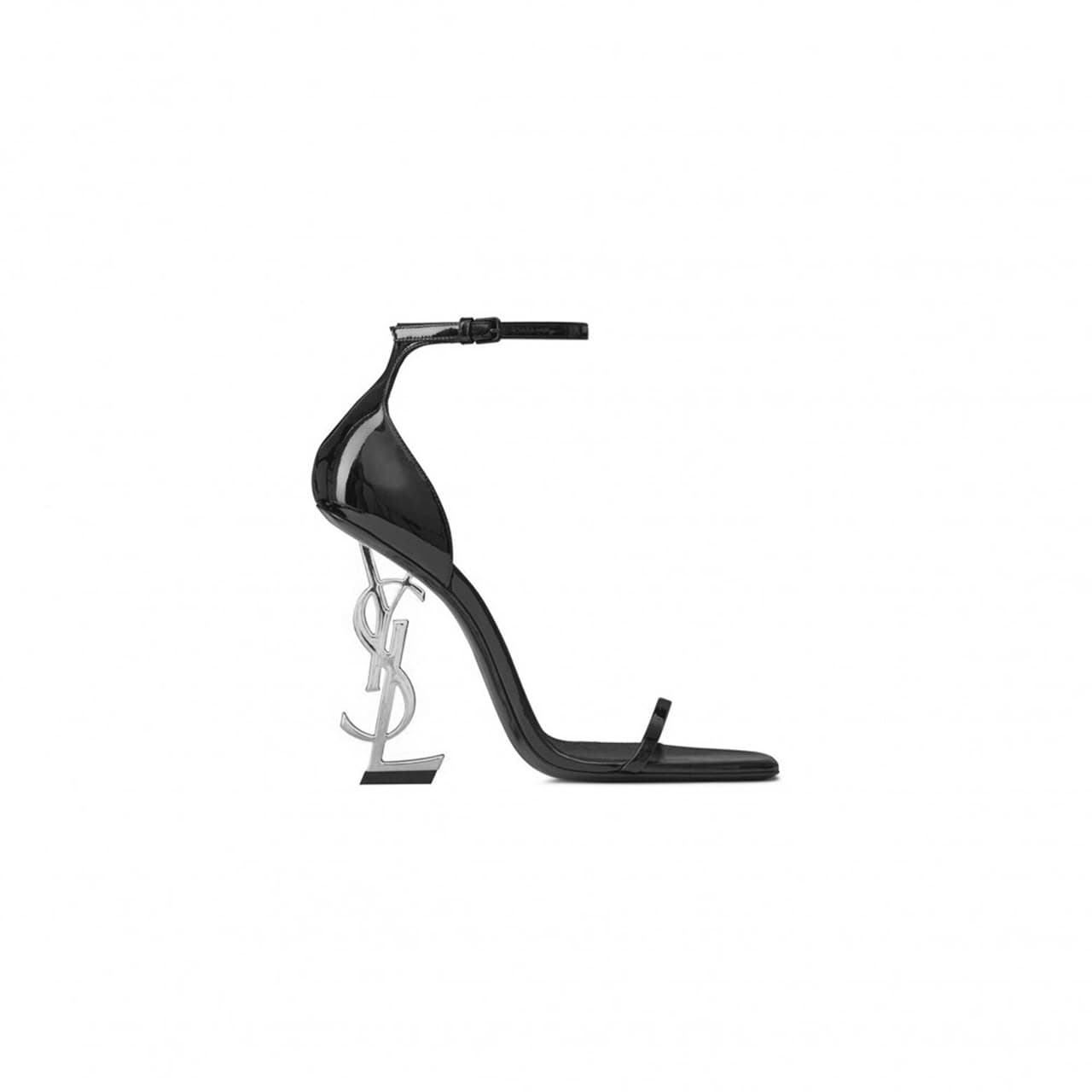 YSL OPYUM SANDALS IN PATENT LEATHER 557662 — Shoes