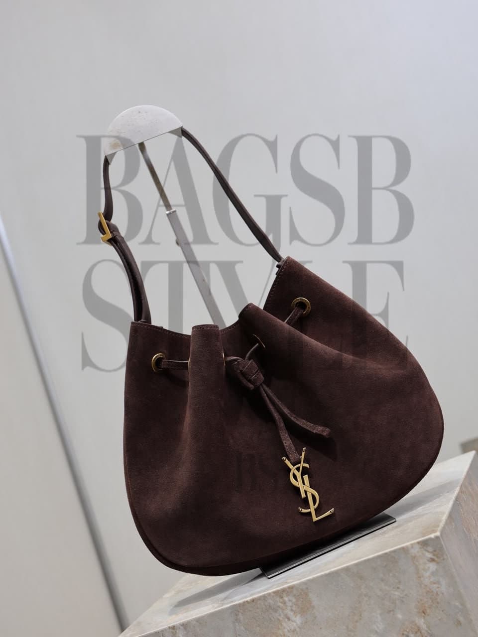 YSL PARIS VII HOBO BAG IN SUEDE 796626 (30*25*3cm) — Bags