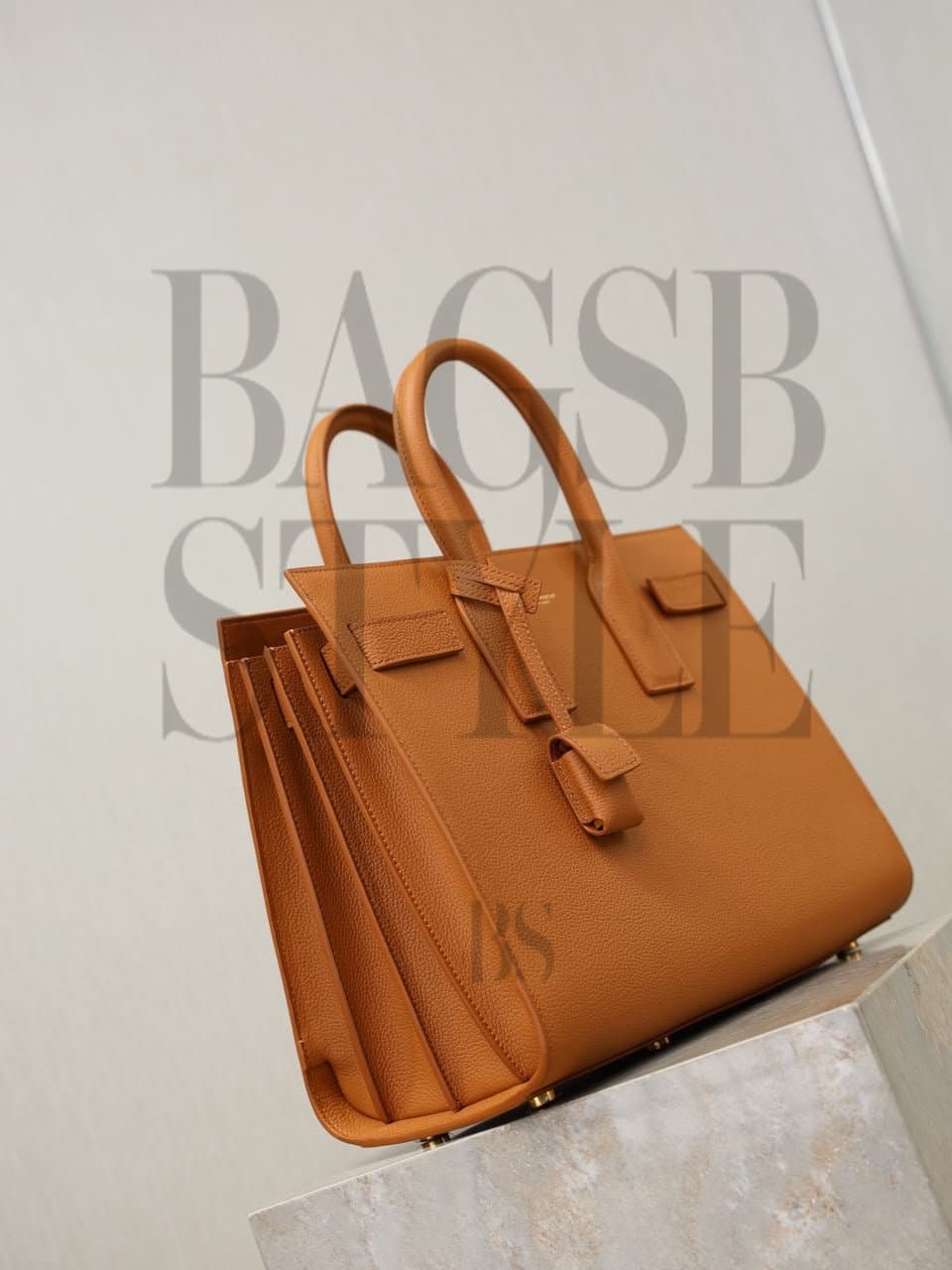 YSL SAC DE JOUR IN GRAINED LEATHER - SMALL 378299 (32*25.5*15.5cm) — Bags