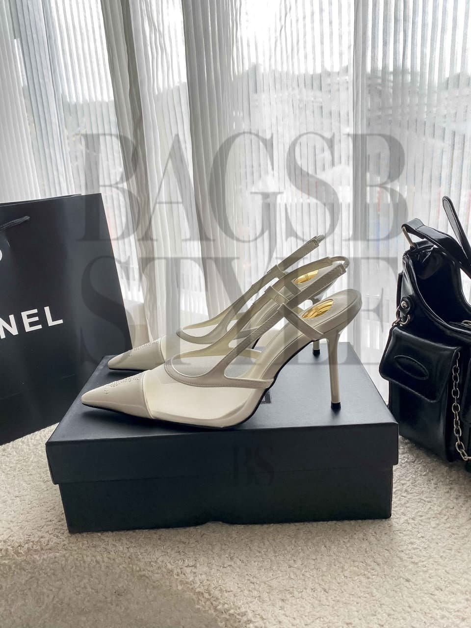 ysl Slingback Pumps Mesh