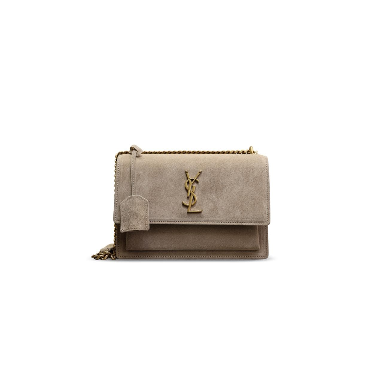 YSL SUNSET MEDIUM IN SUEDE 422906 (22*16*8cm) — Bags