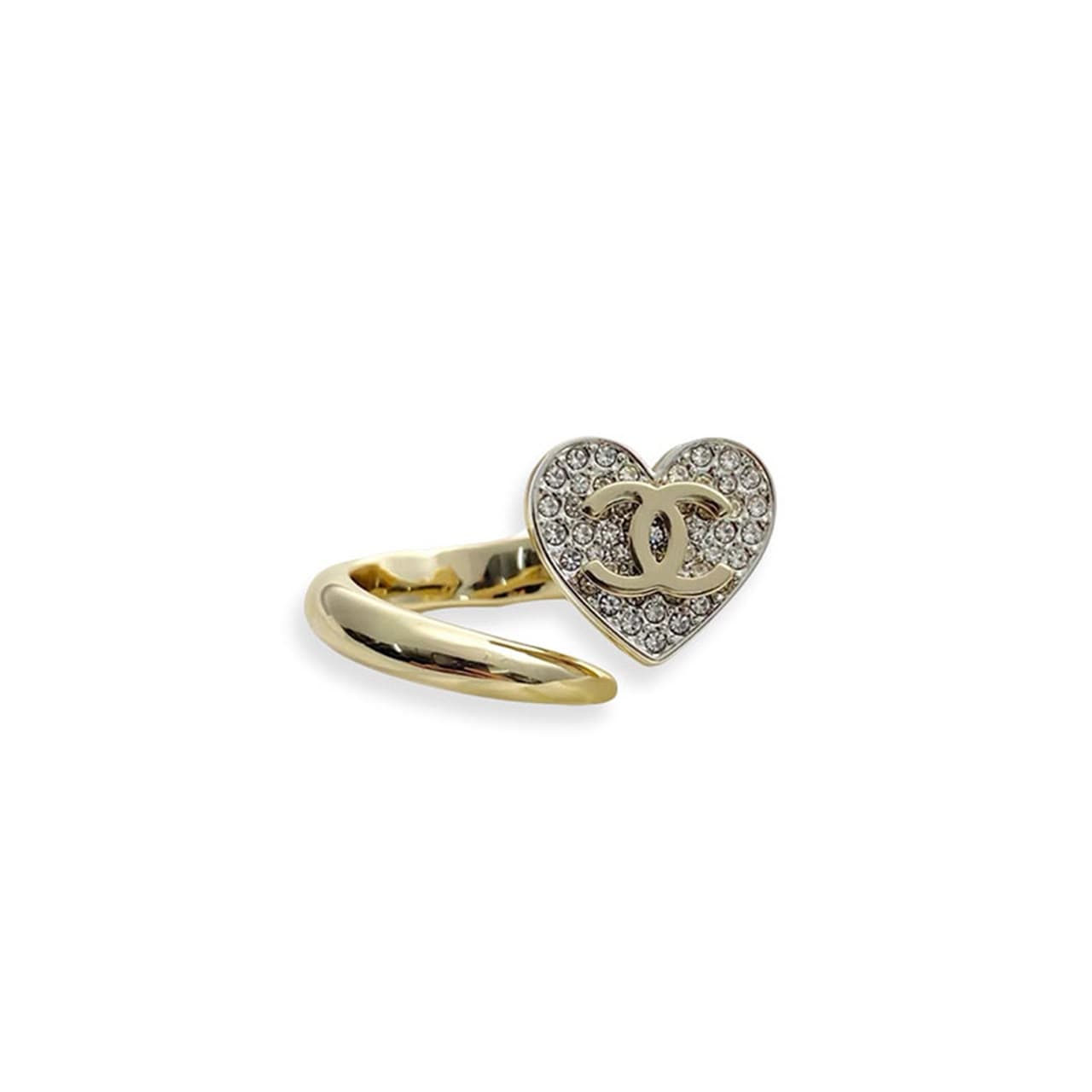CHANEL HEART SHAPED RING — Accessories