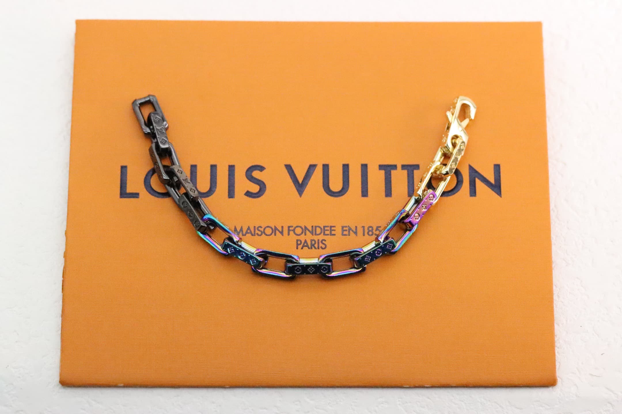 LV Cuban Bracelet Collection – Premium V Gold Luxury Designer Bracelet — Accessories