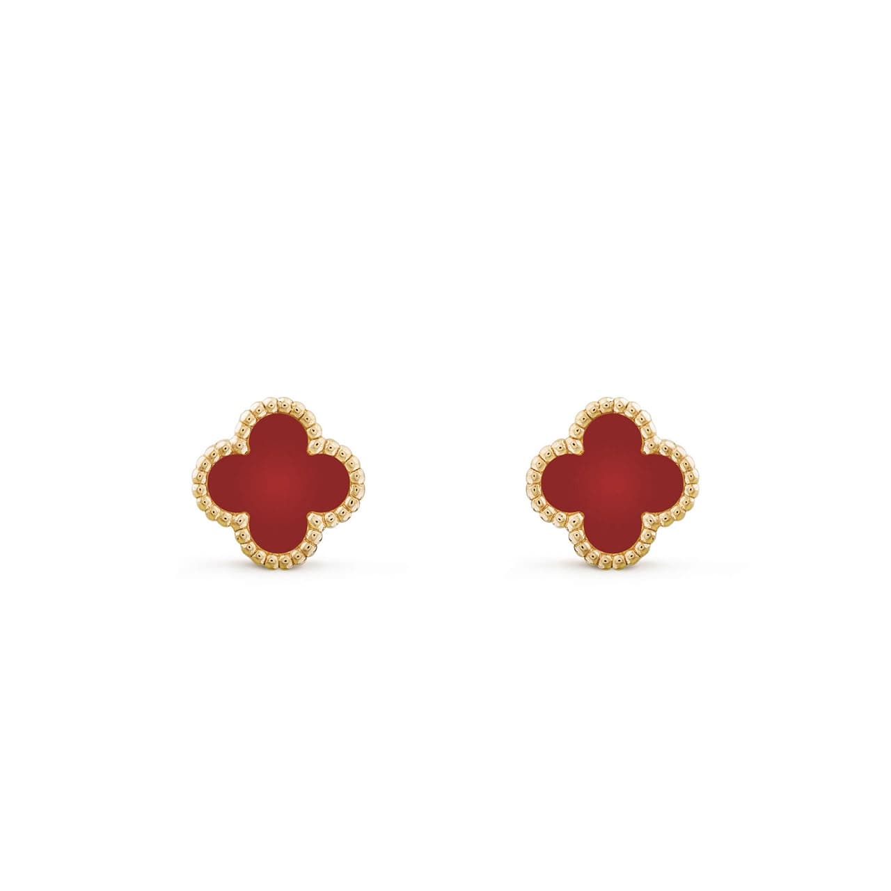 VAN CLEEF ARPELS SWEET ALHAMBRA EARRINGS YELLOW GOLD — Accessories